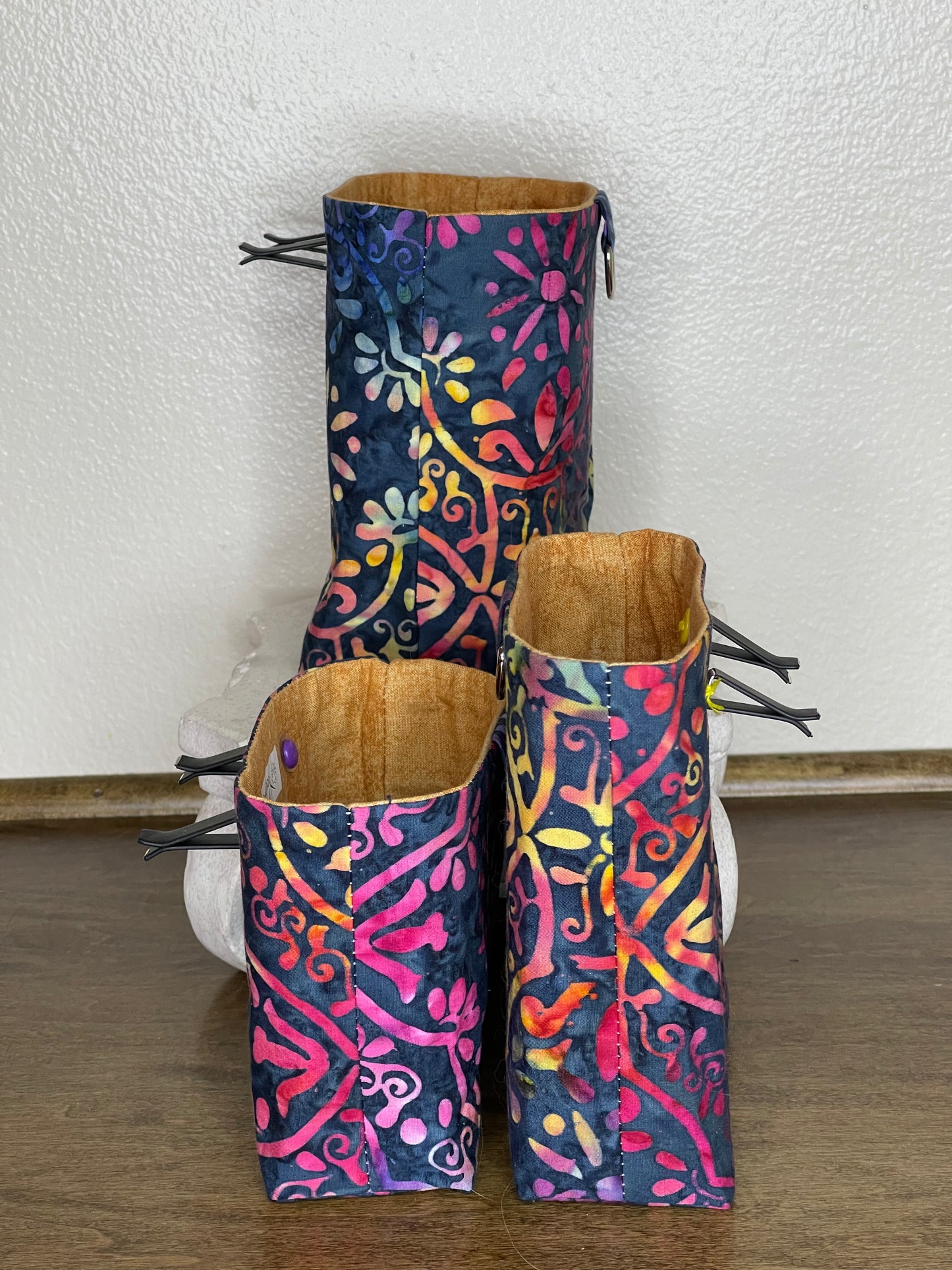Car Vent Bag - Blue Batik