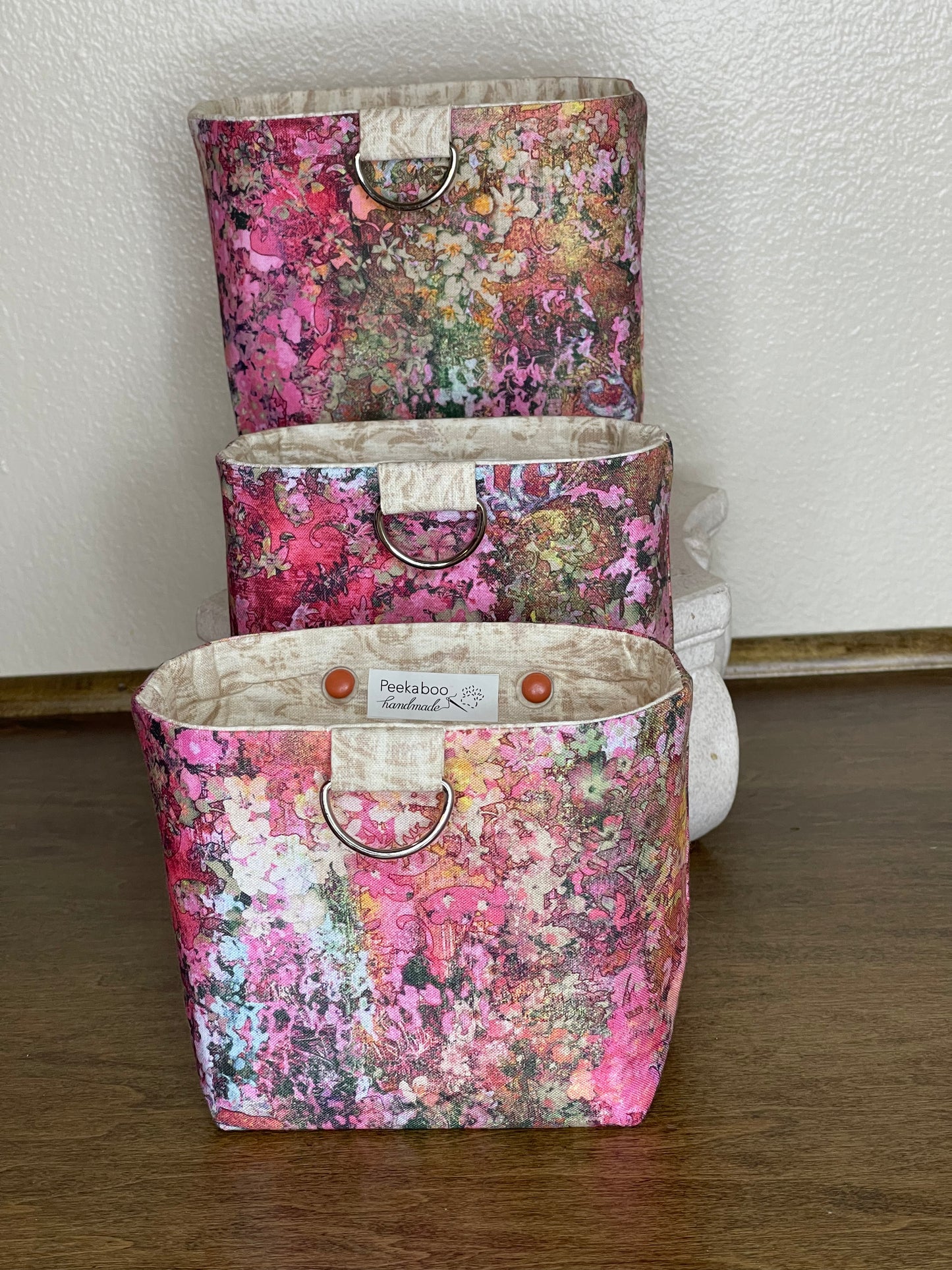 Car Vent Bag - Abstract Pink and Brown