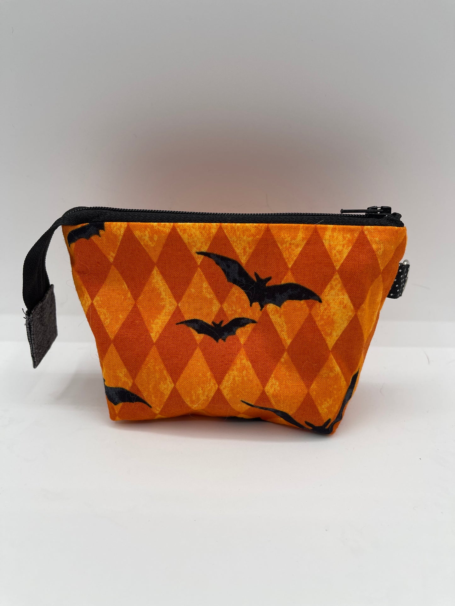 Zipper Bucket Bag - Halloween Bats