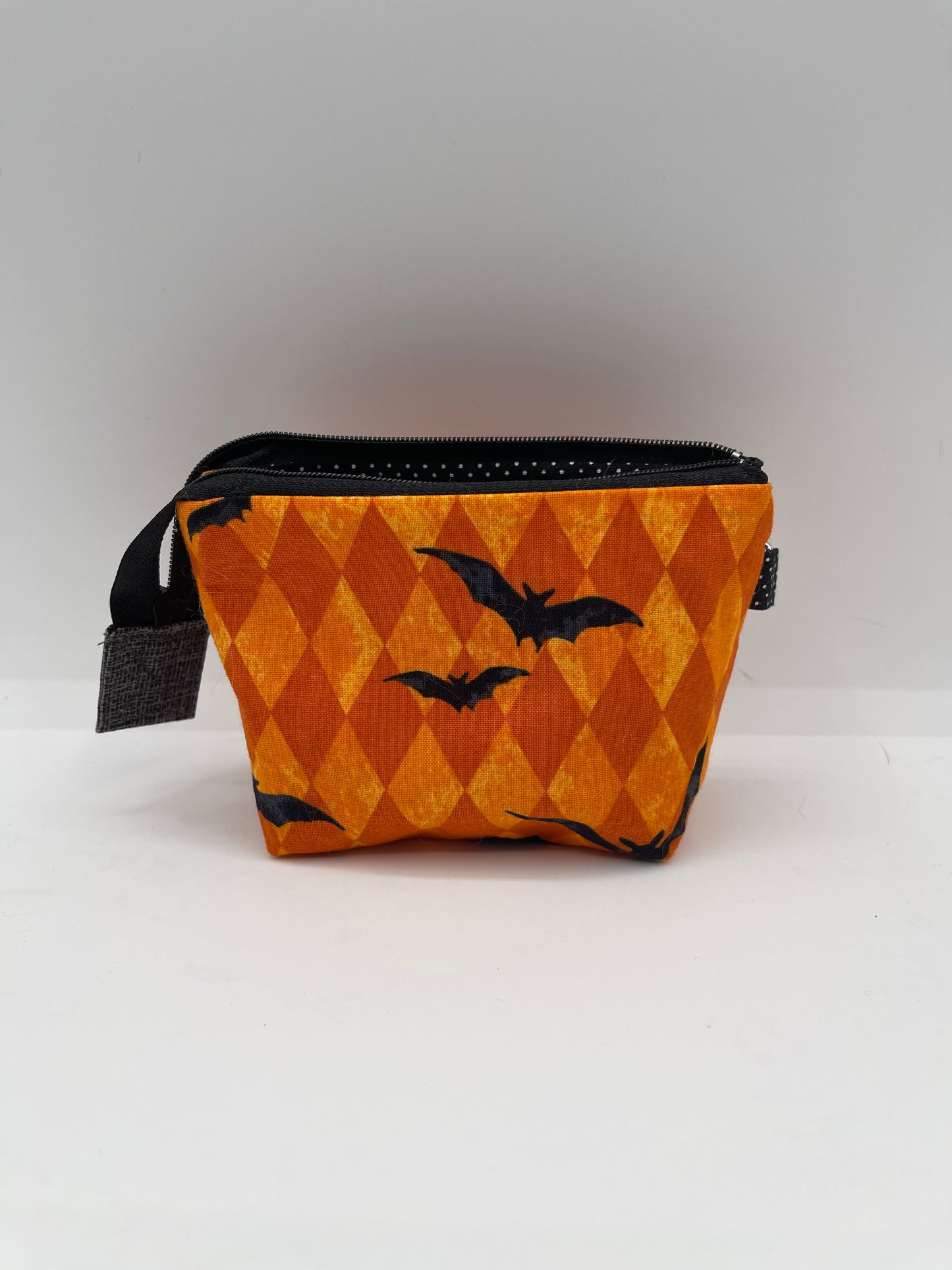 Zipper Bucket Bag - Halloween Bats