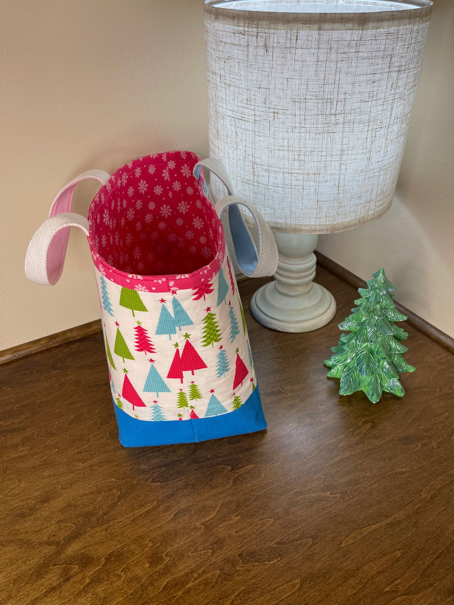 Designer Tote - Pastel Trees