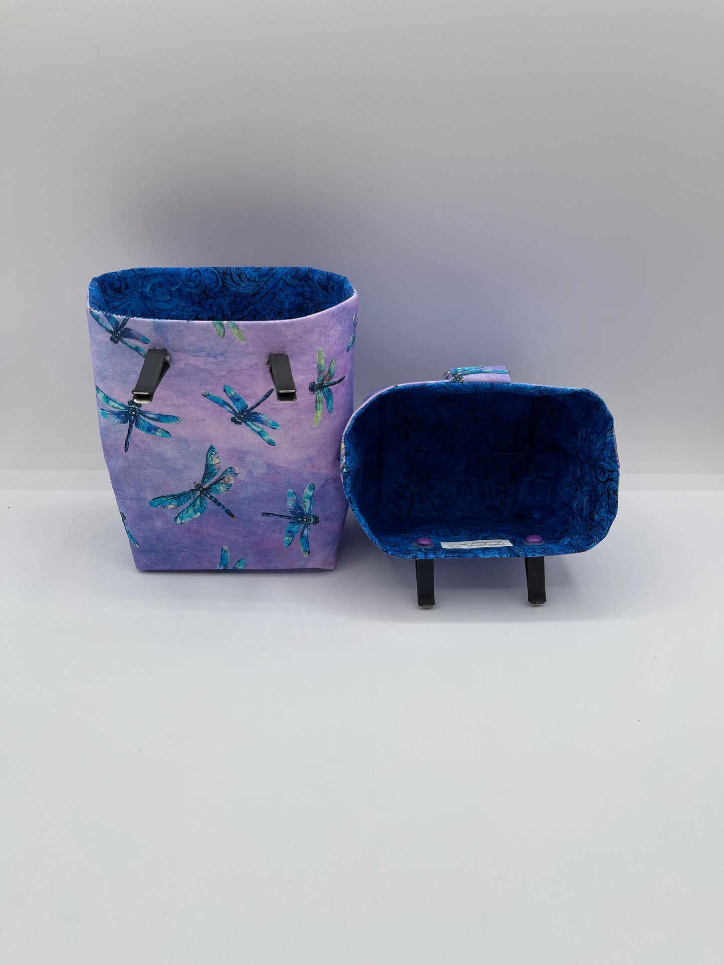 Car Vent Bag - Dragonflies on Purple