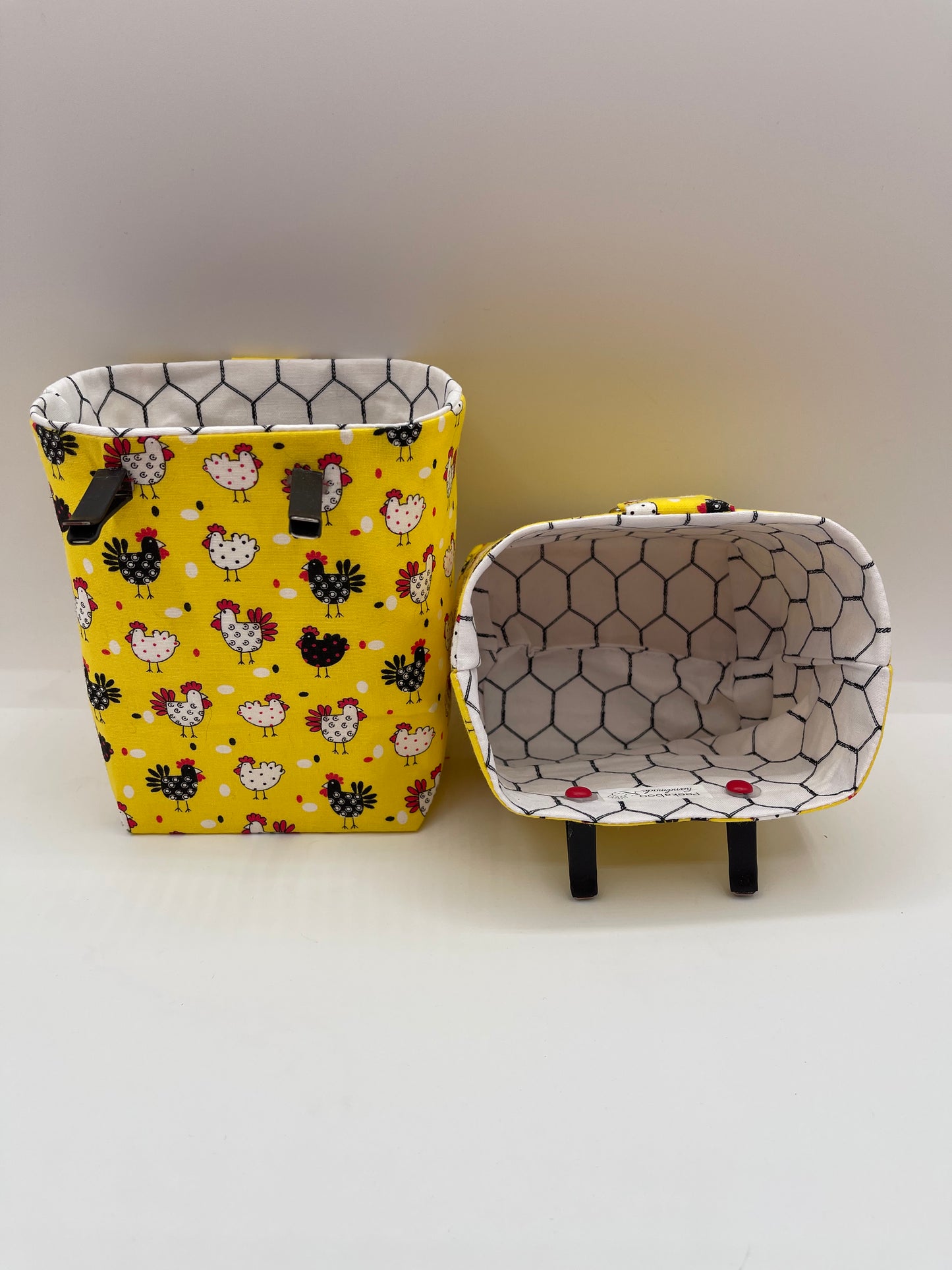 Car Vent Bag - Chickens on Yellow