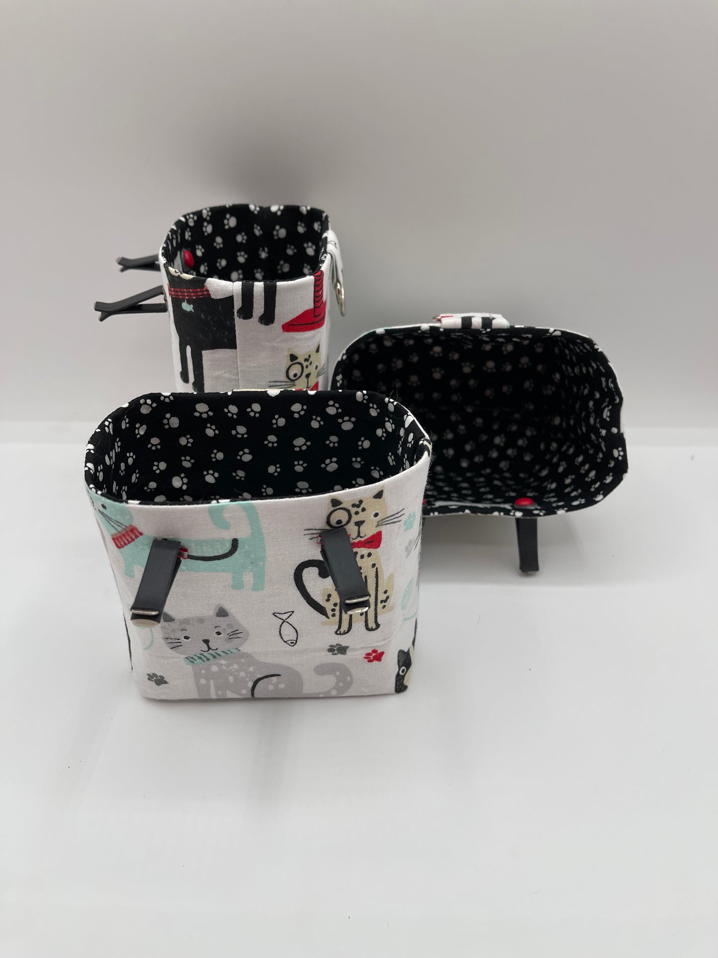 Car Vent Bag - Cats on White