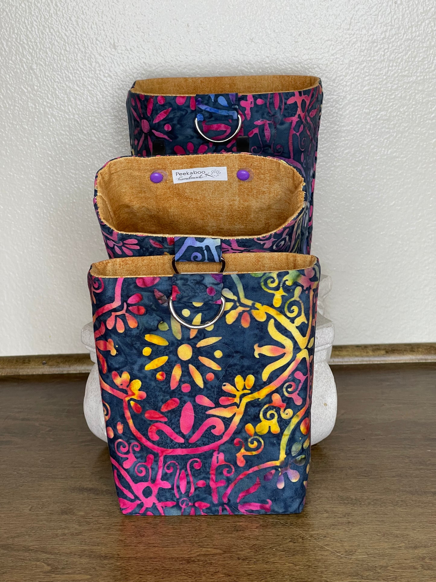 Car Vent Bag - Blue Batik