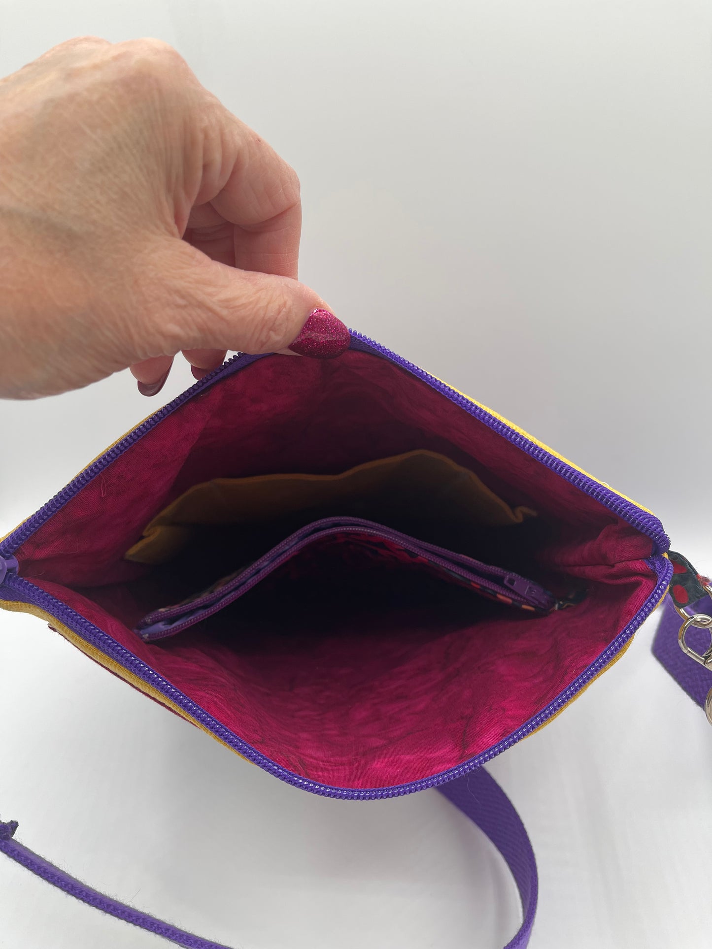 Sally Bag - Blue Batik
