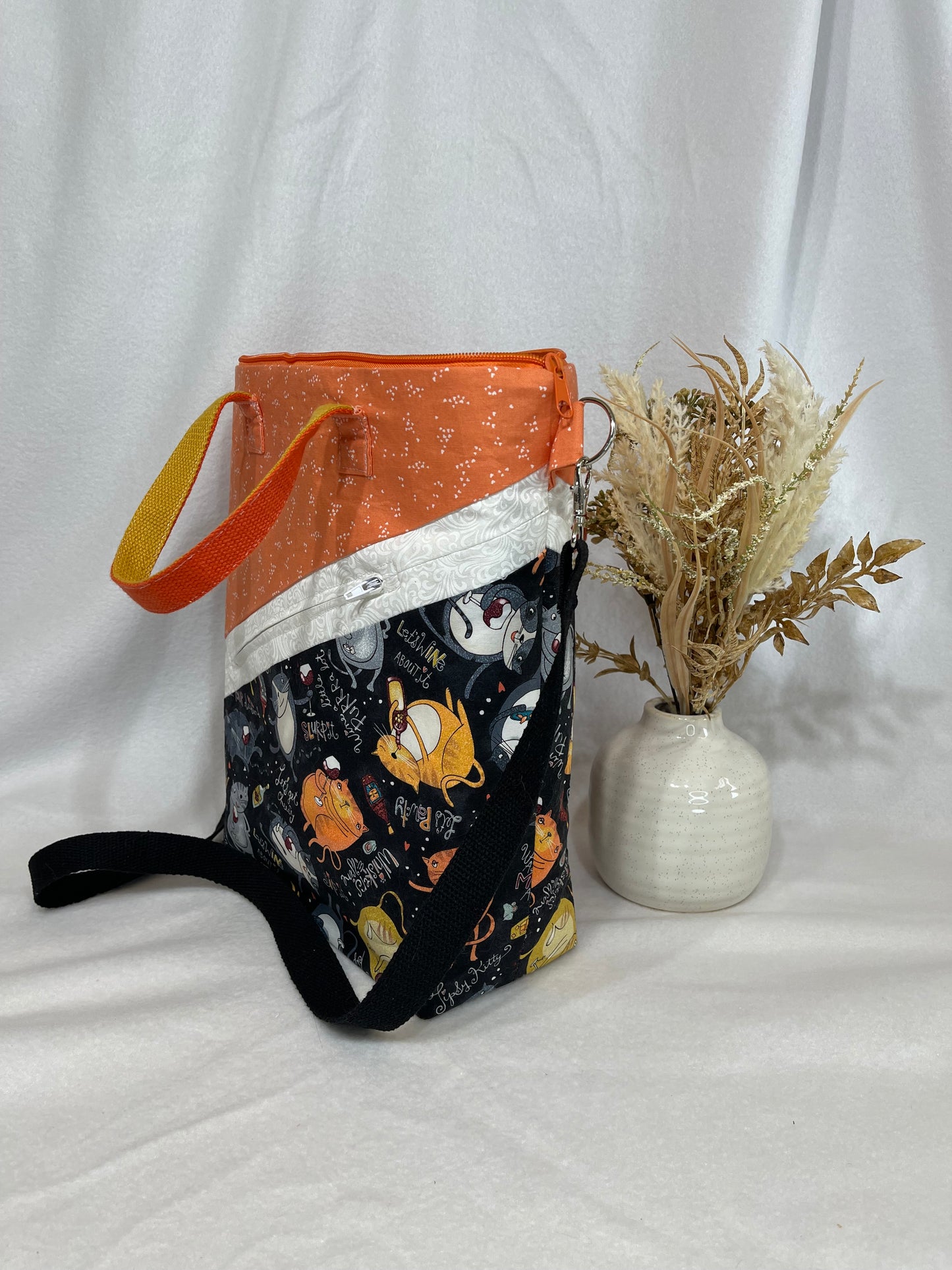 Mary Jane Tote - Cats and Wine