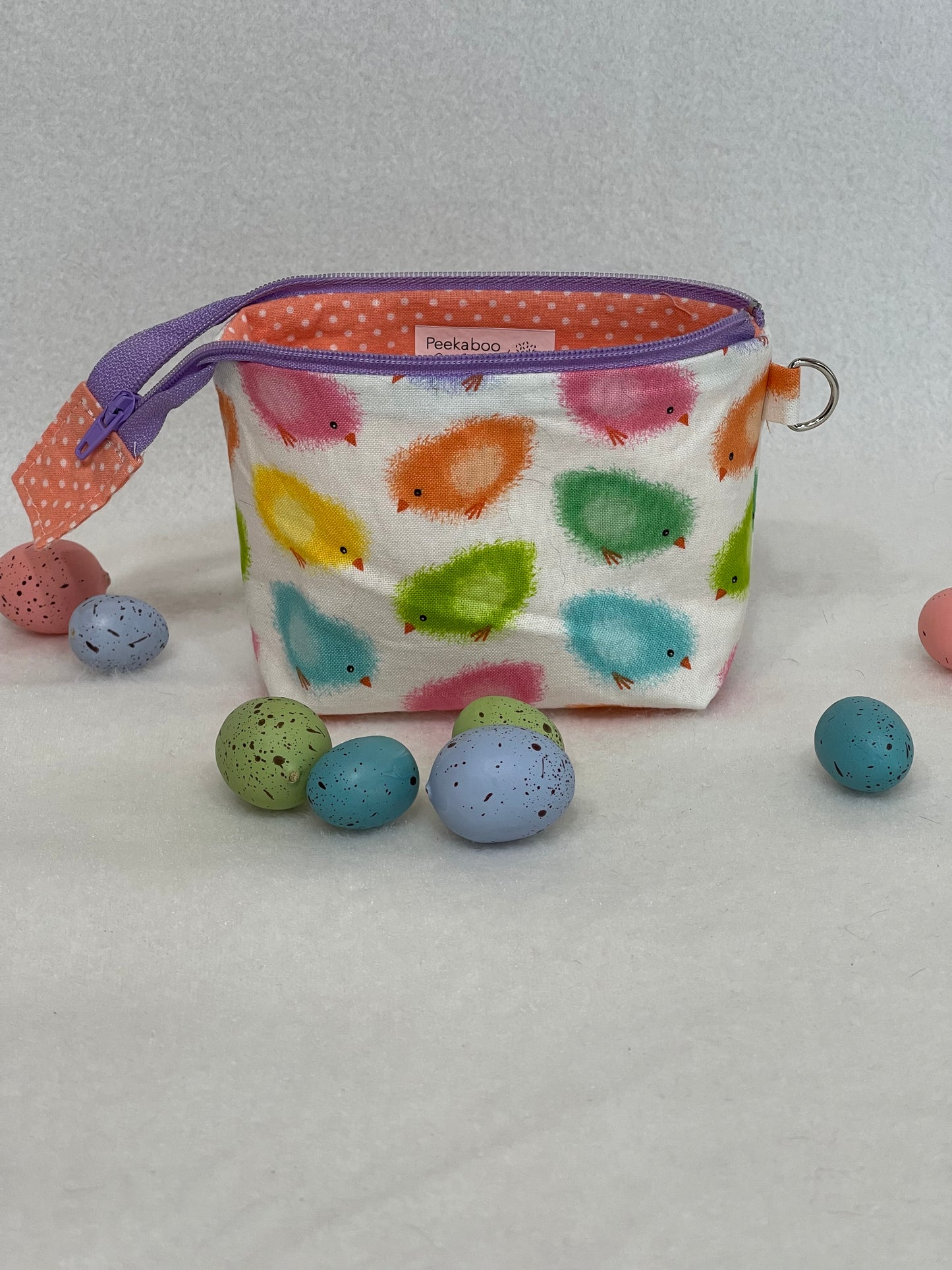 Zipper Bucket Bag - Easter Chics