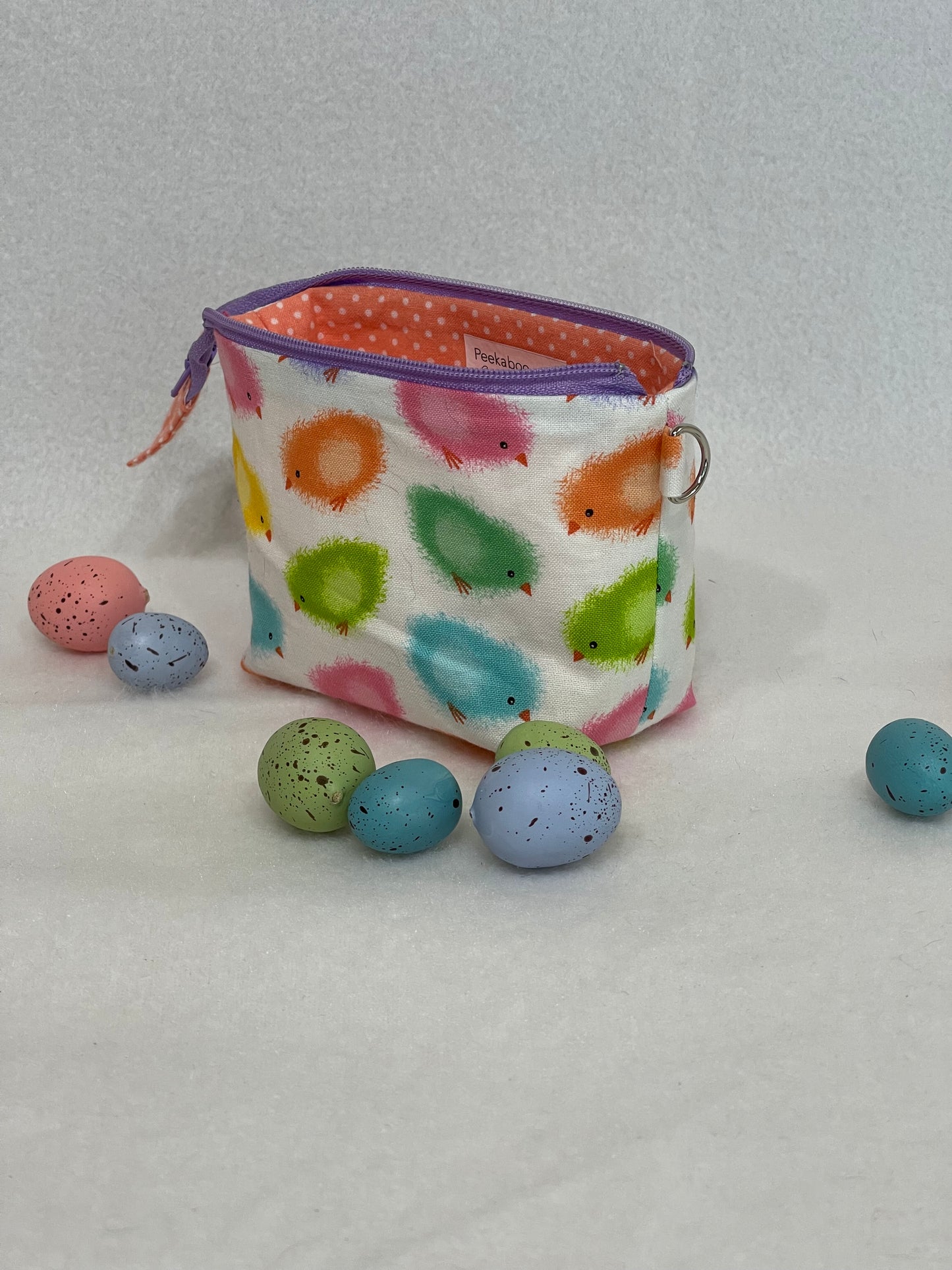 Zipper Bucket Bag - Easter Chics