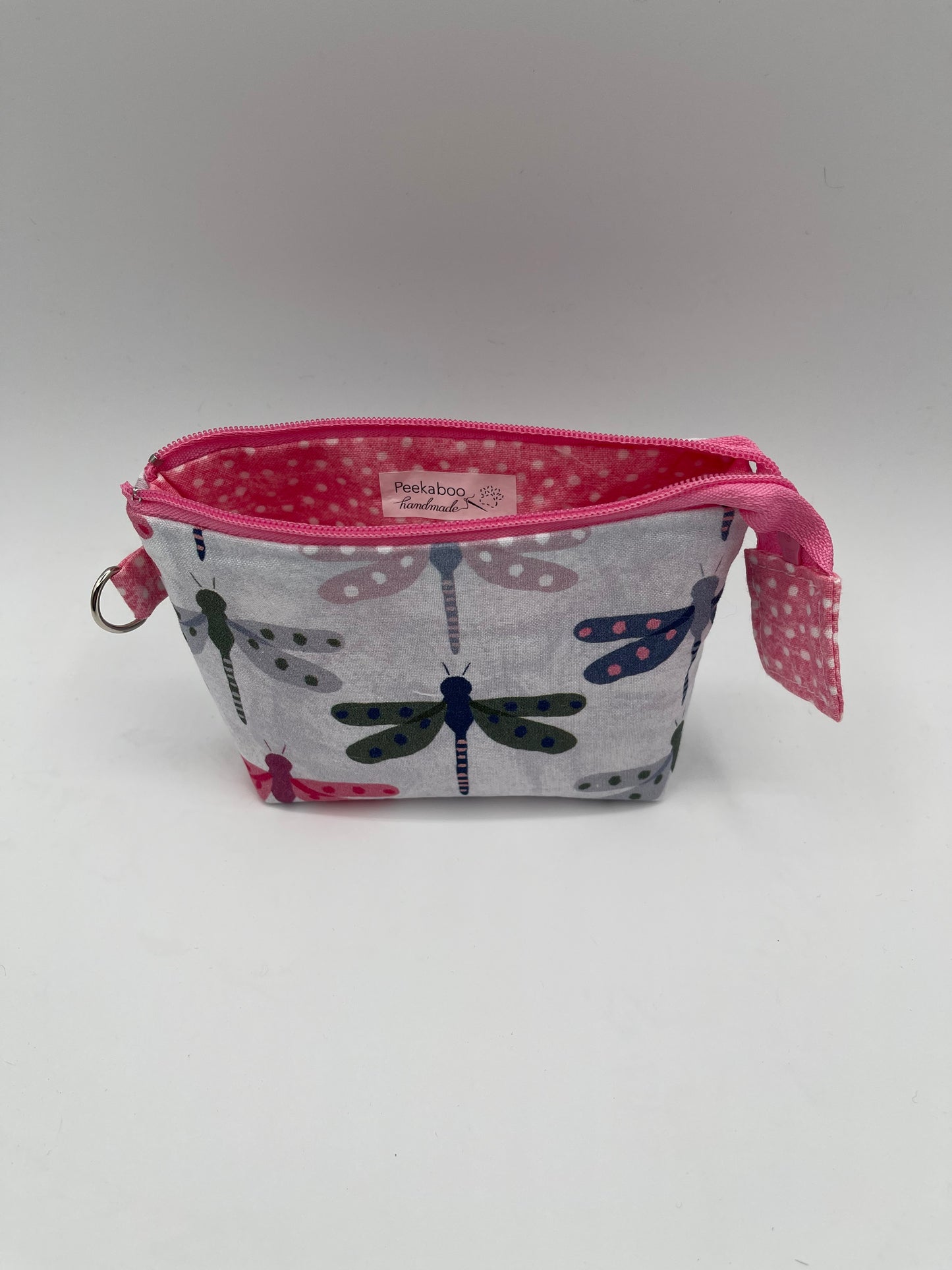 Zipper Bucket Bag - Dragonflies