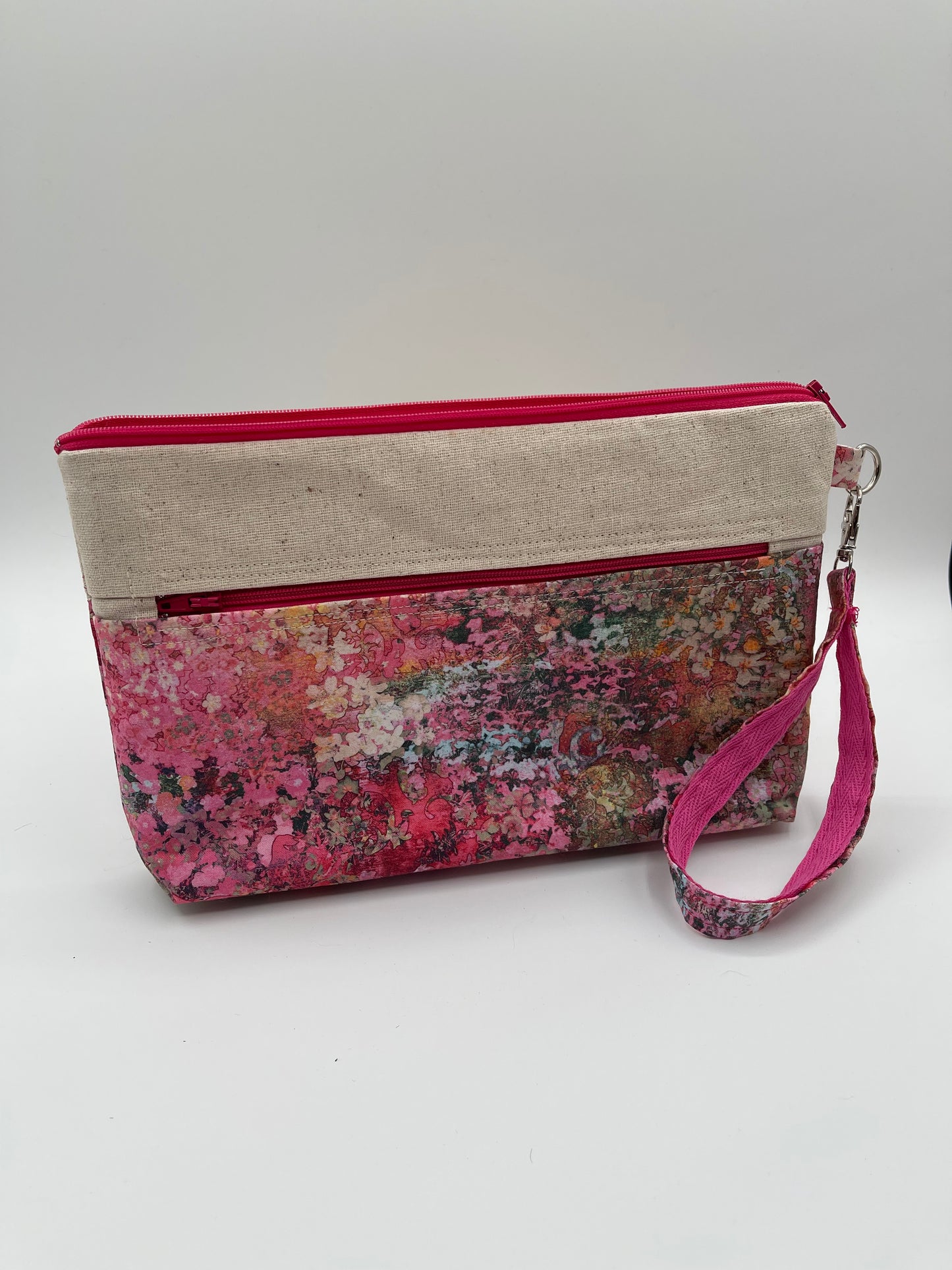 Clutchie - Abstract Pink and Brown