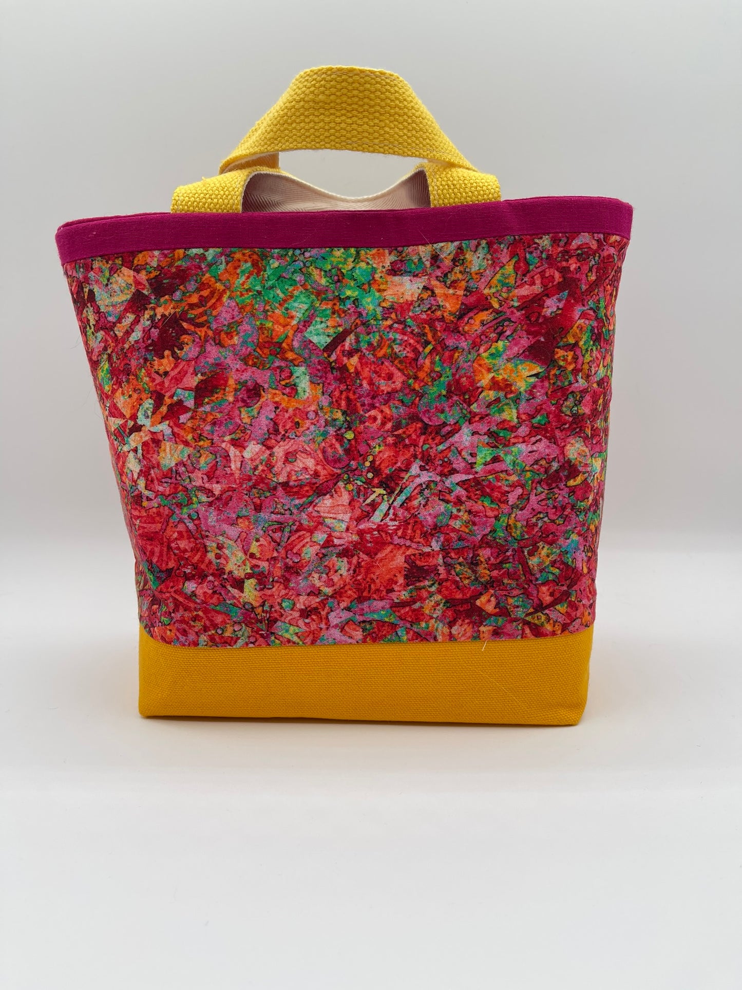 Designer Tote - Abstract Bright Flowers