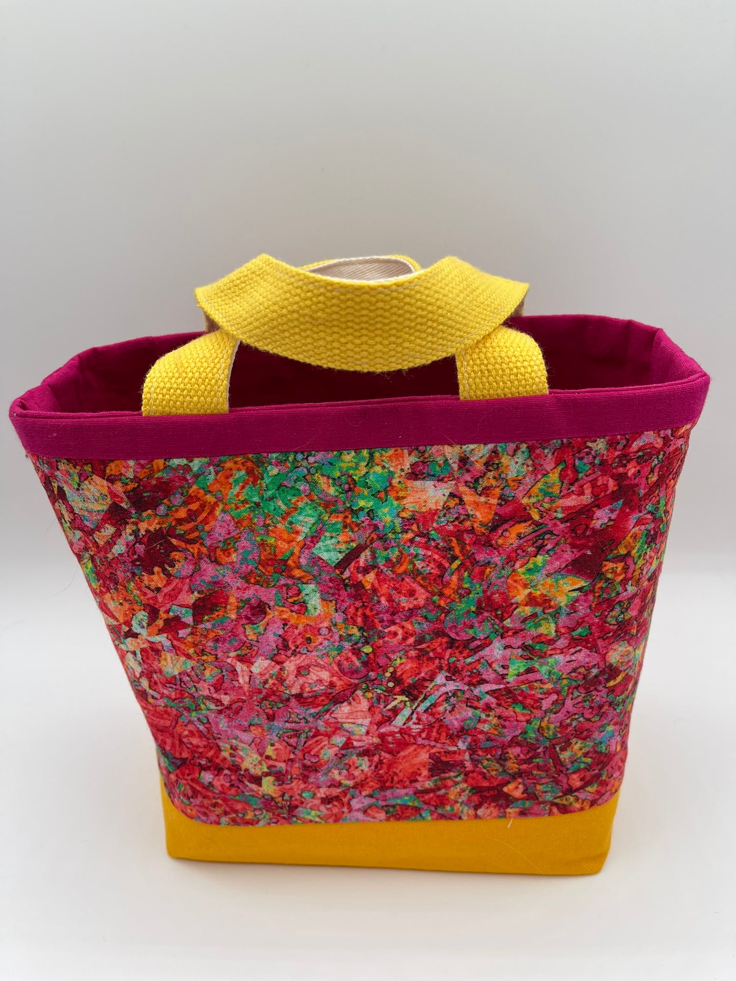 Designer Tote - Abstract Bright Flowers