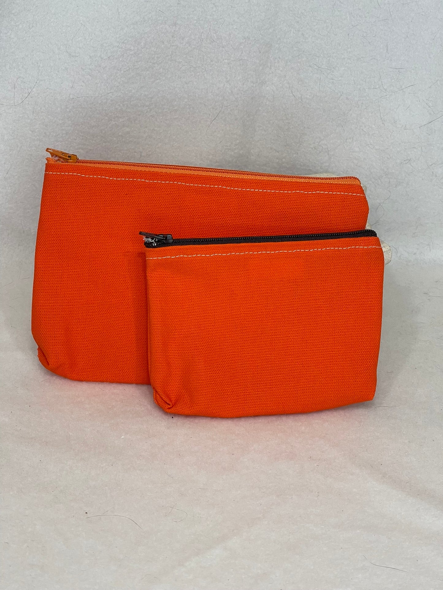 Utility Zipper Bag - Orange