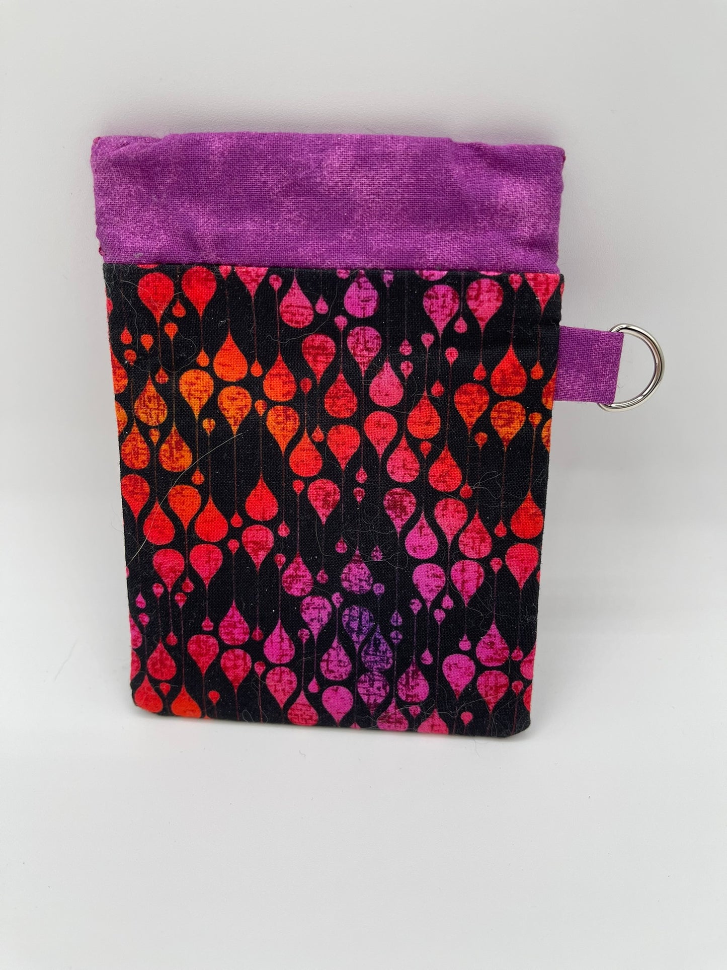 Snappy Bag - Orange Drops on Black