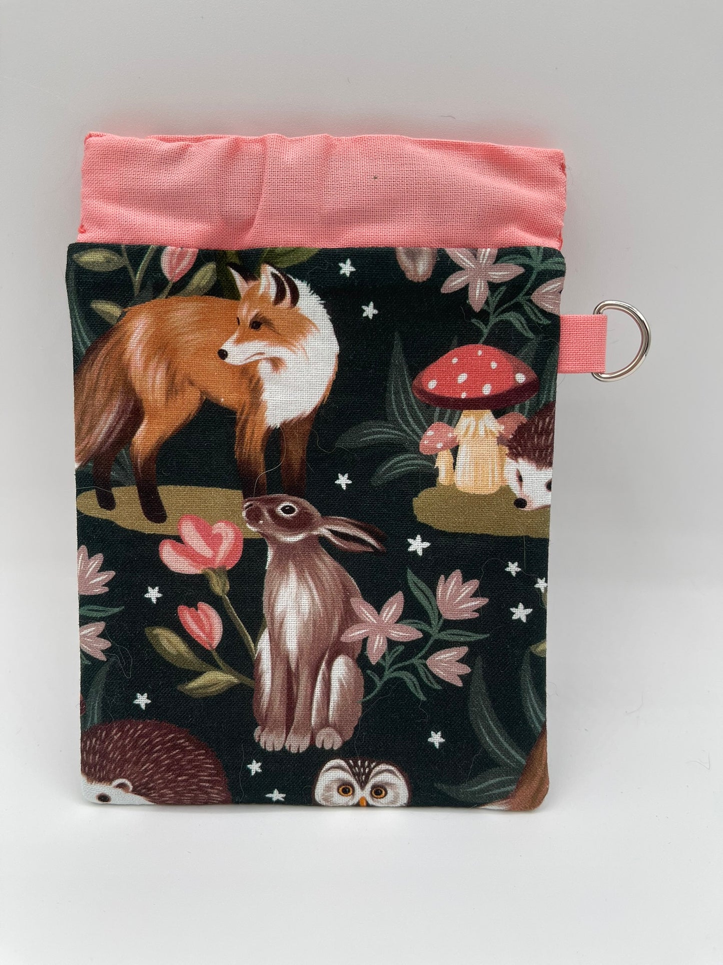 Snappy Bag - Peach Tones Woodland Animals