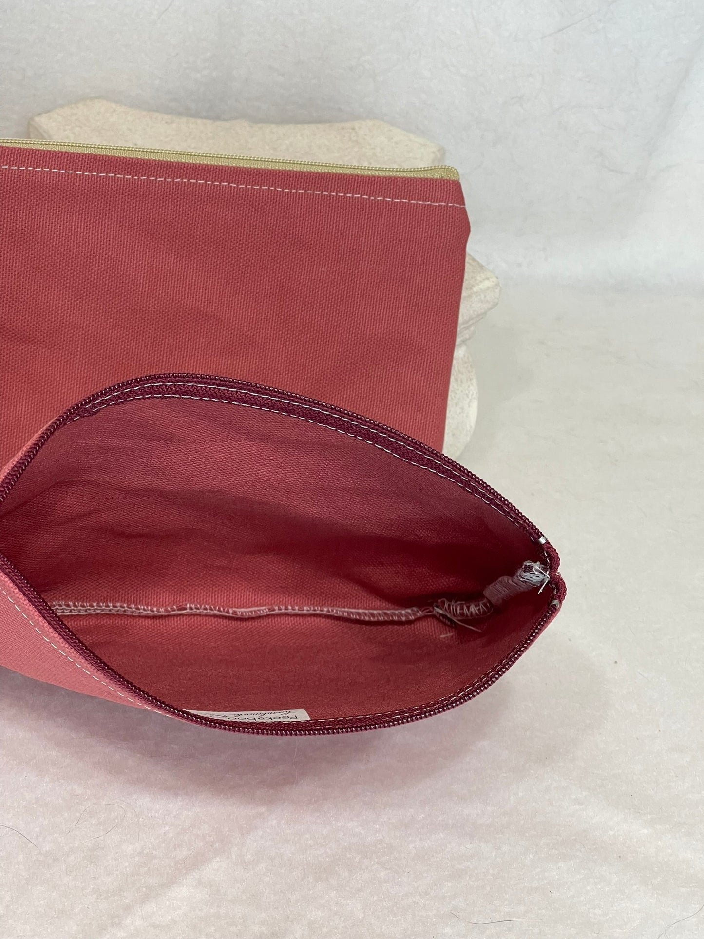 Utility Zipper Bag - Rust