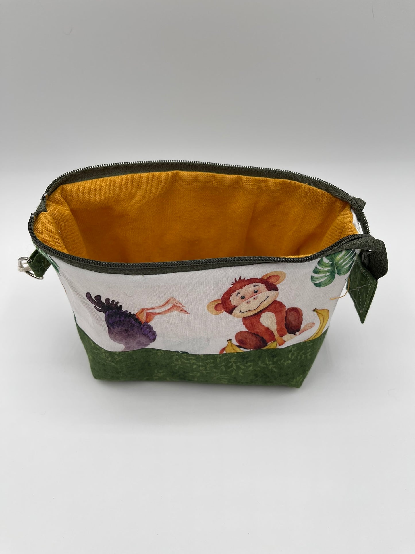 Zipper Bucket Bag - Safari Babies