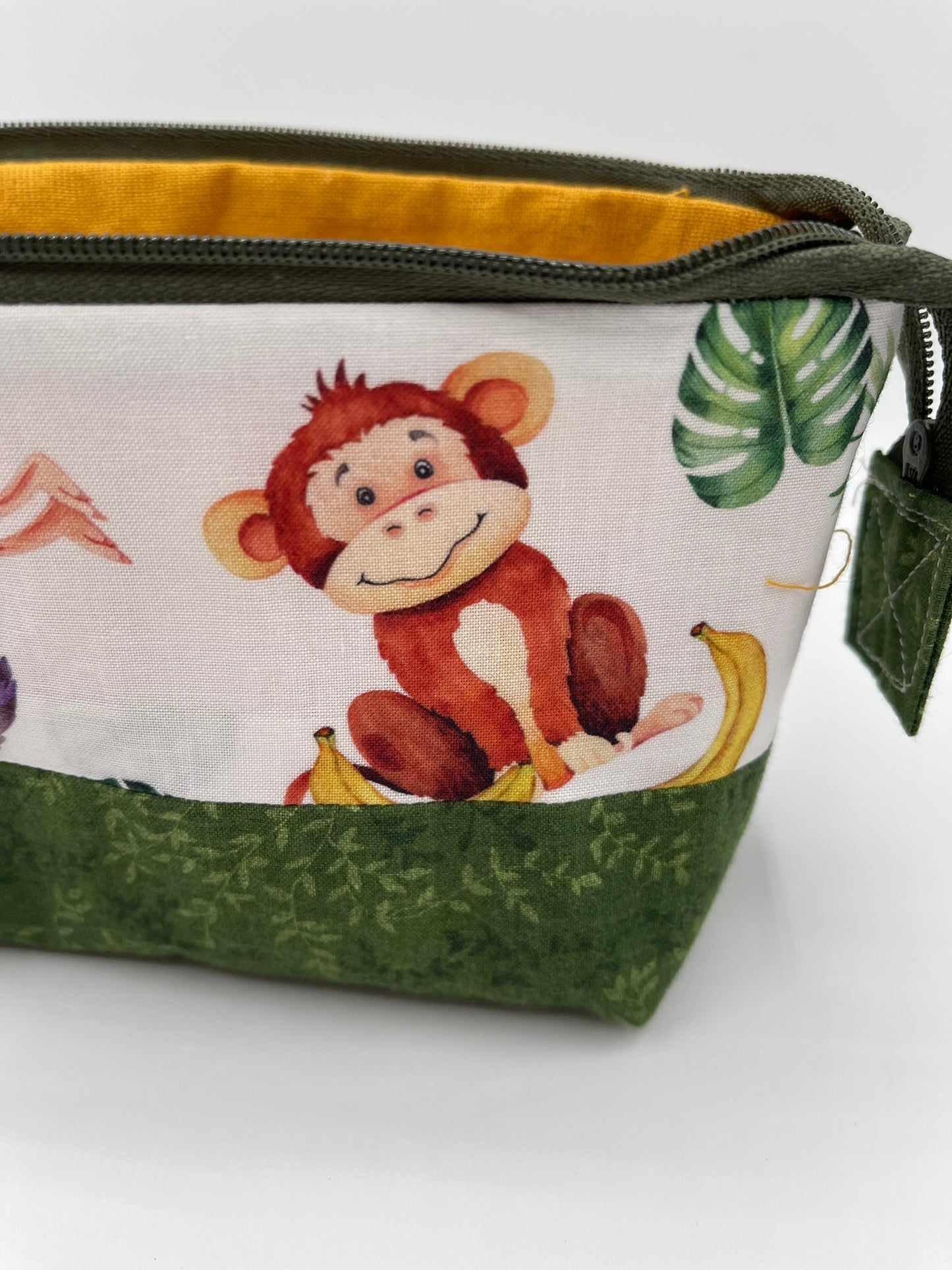 Zipper Bucket Bag - Safari Babies