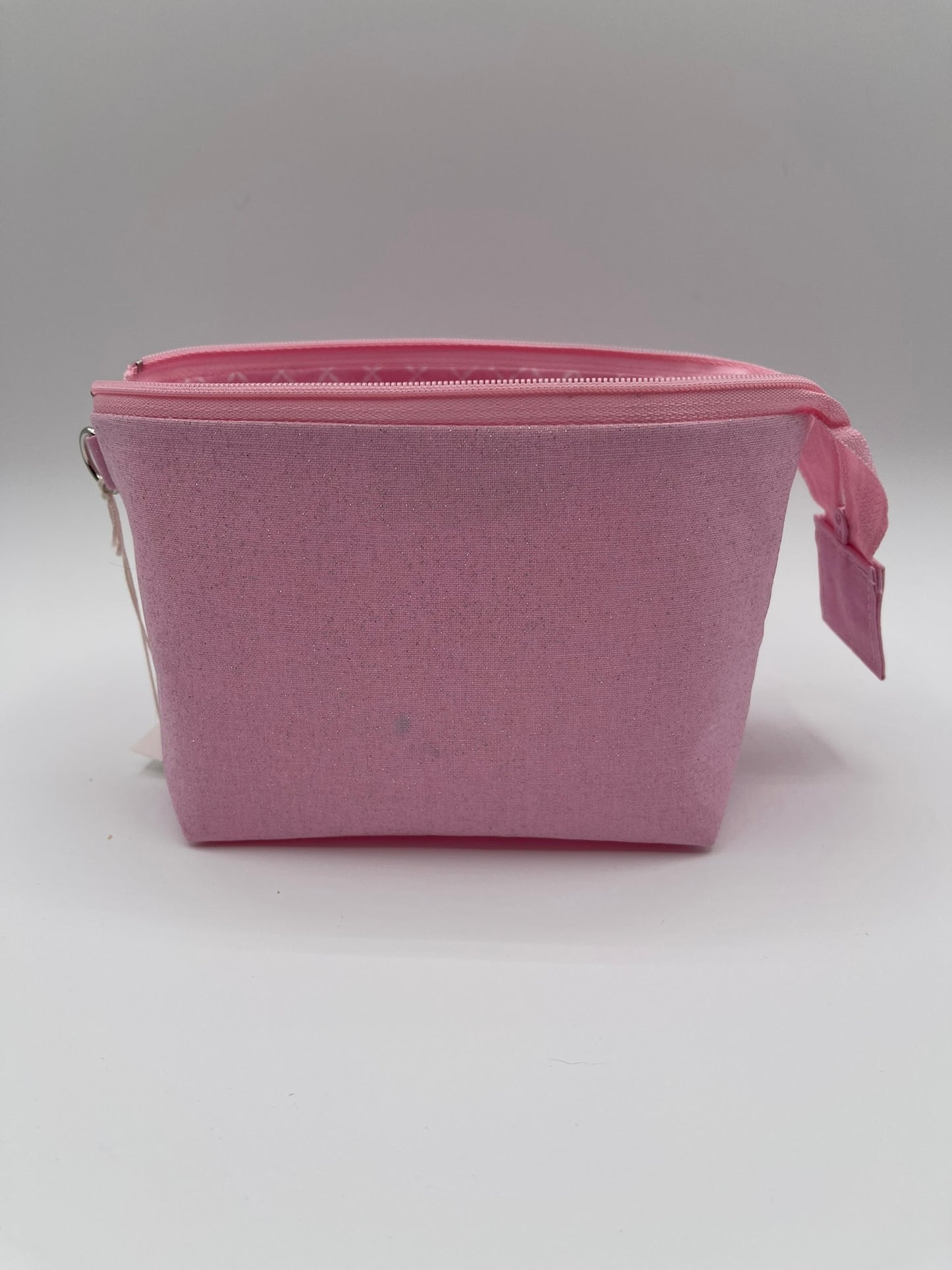 Zipper Bucket Bag - Sparkly Pink