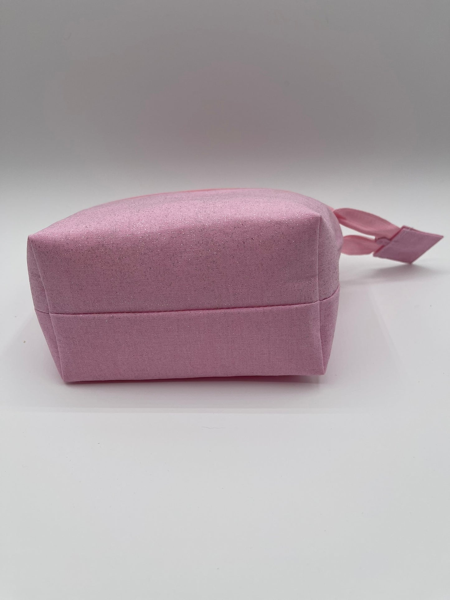 Zipper Bucket Bag - Sparkly Pink