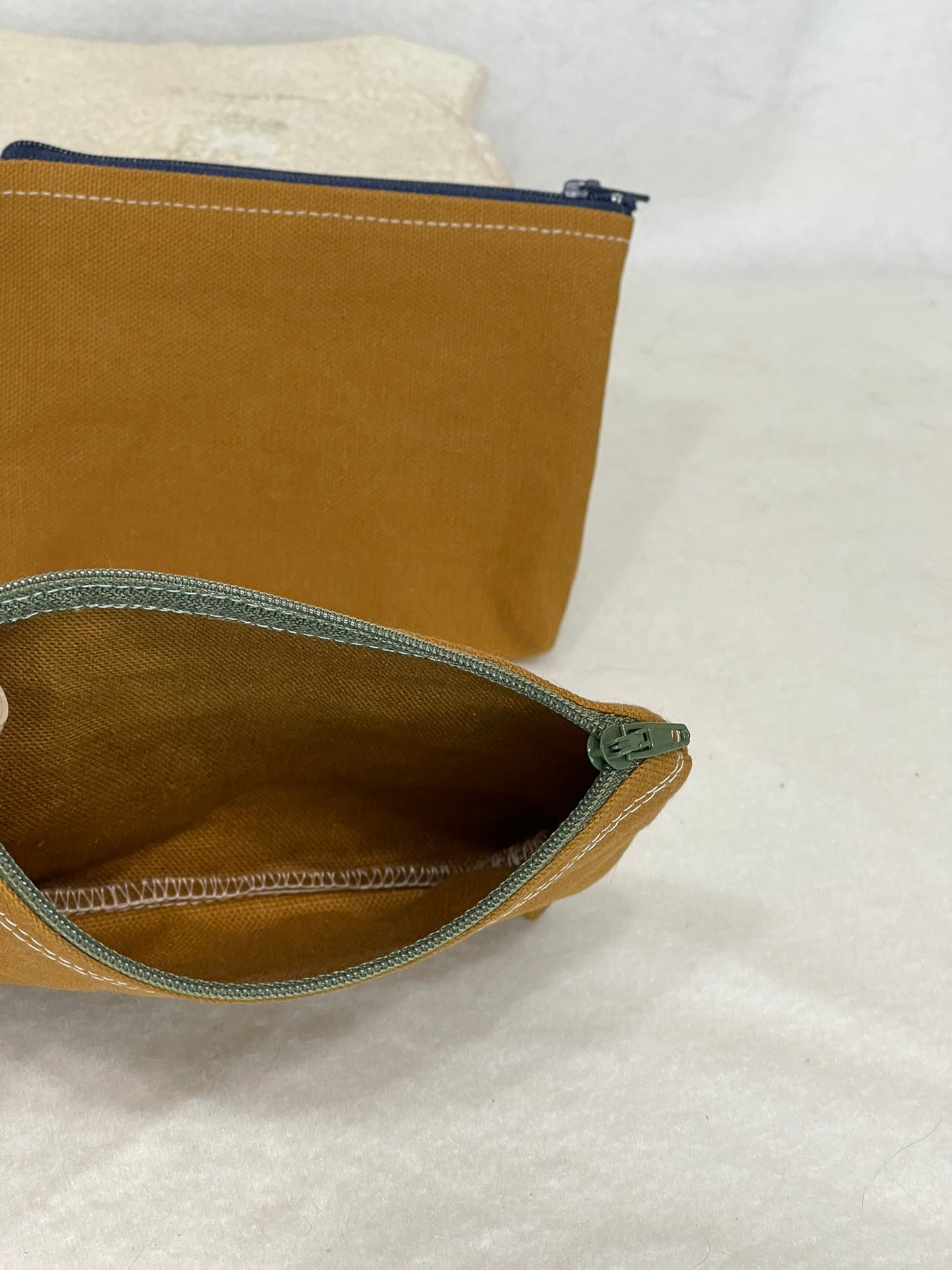 Utility Zipper Bag - Tan