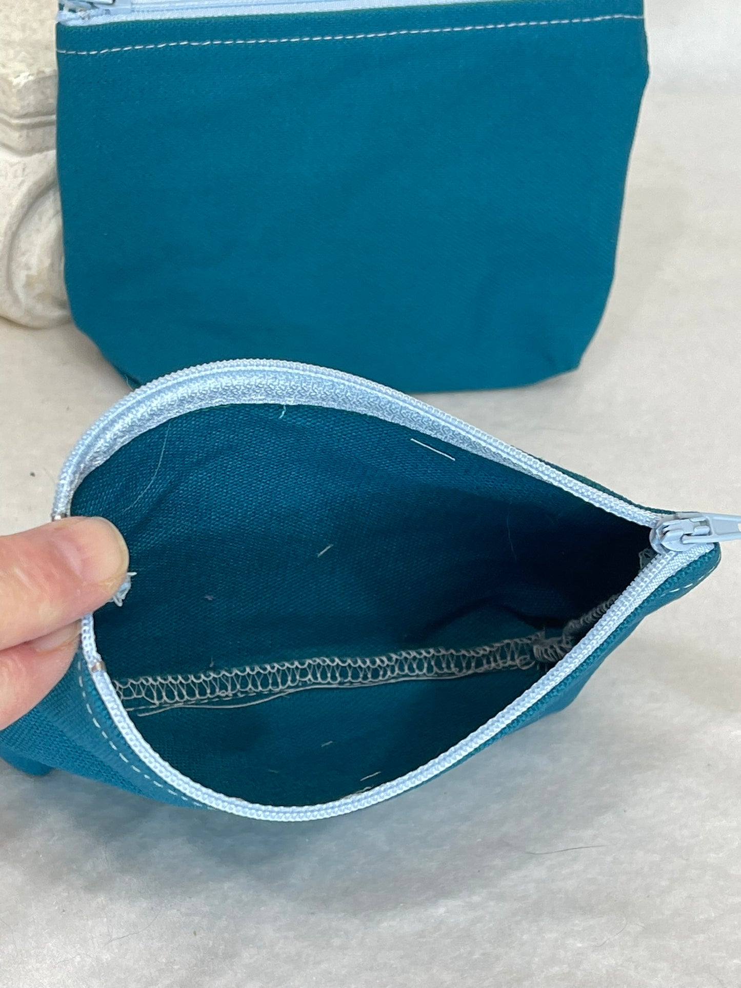 Utility Zipper Bag - Teal