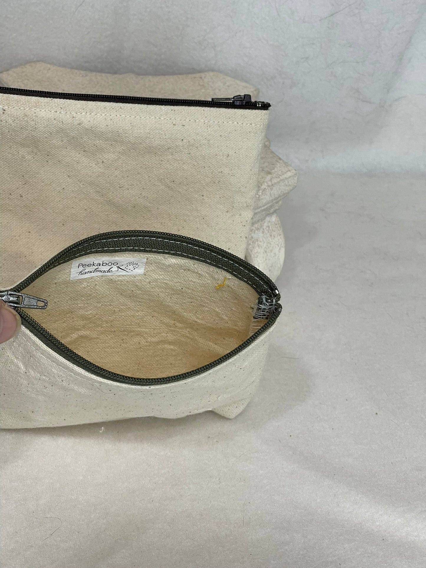 Utility Zipper Bag - White