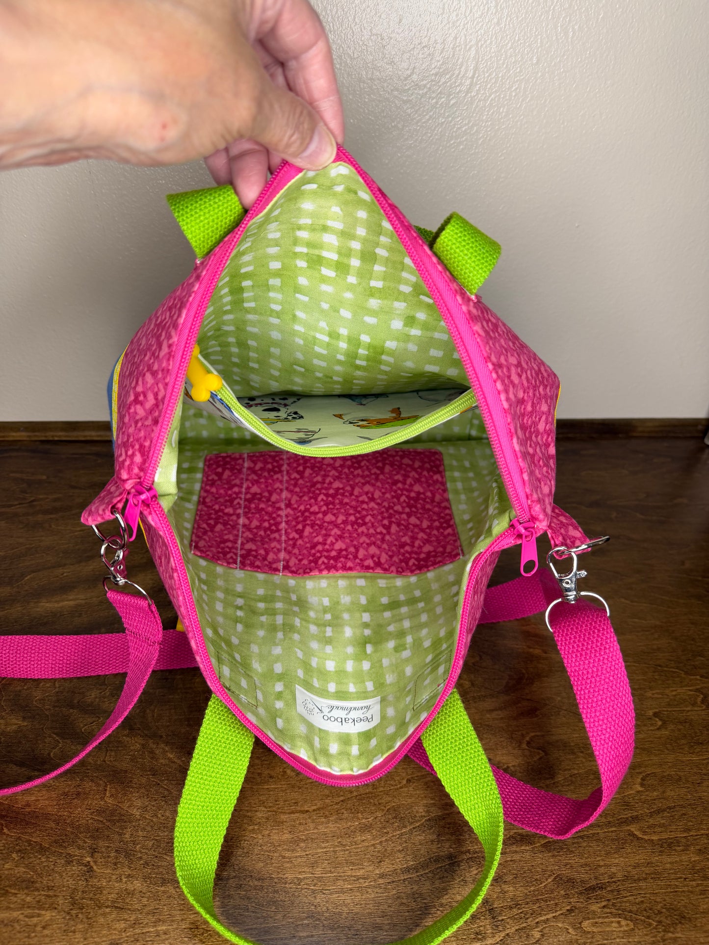 Mary Jane Tote - Dogs with Hats