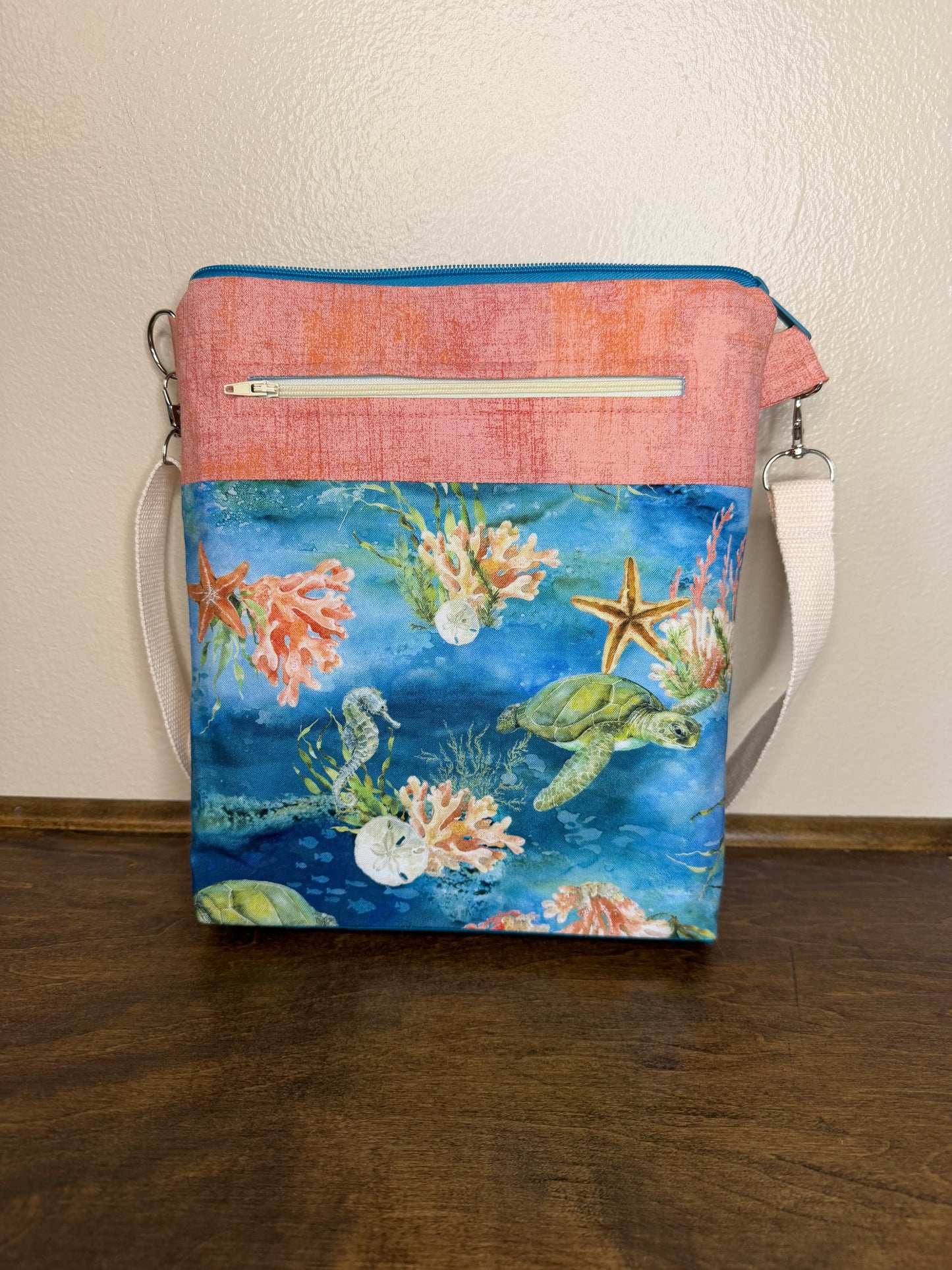 Sally Bag - Ocean Life w/Turtles
