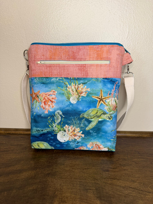 Sally Bag - Ocean Life w/Turtles