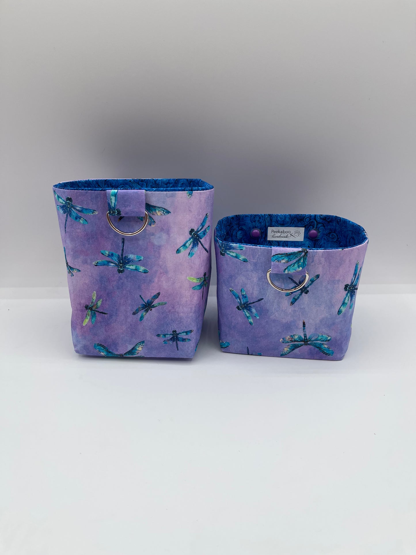 Car Vent Bag - Dragonflies on Purple