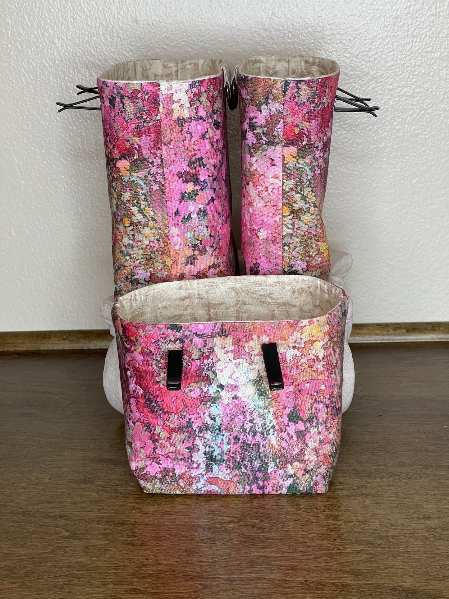 Car Vent Bag - Abstract Pink and Brown