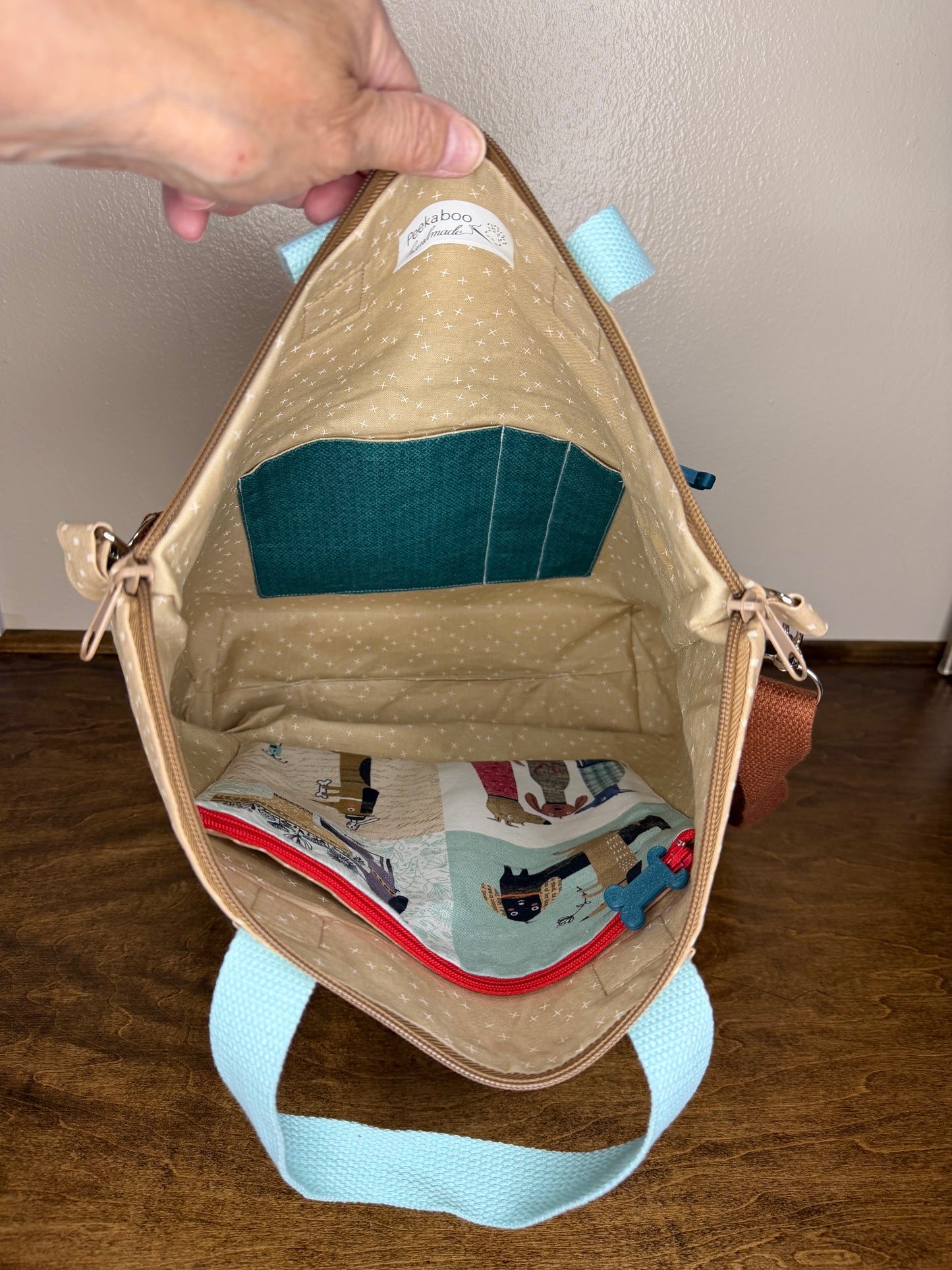 Mary Jane Tote - Dogs Panels