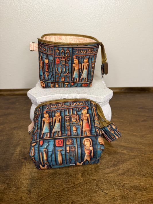 Zipper Bucket Bag - Heiroglyphics