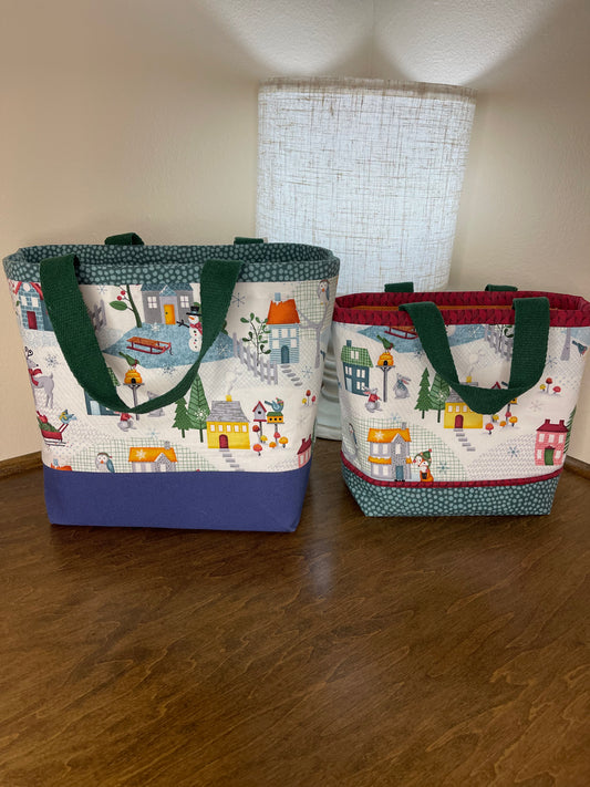 Designer  Tote - Winter Wonderland