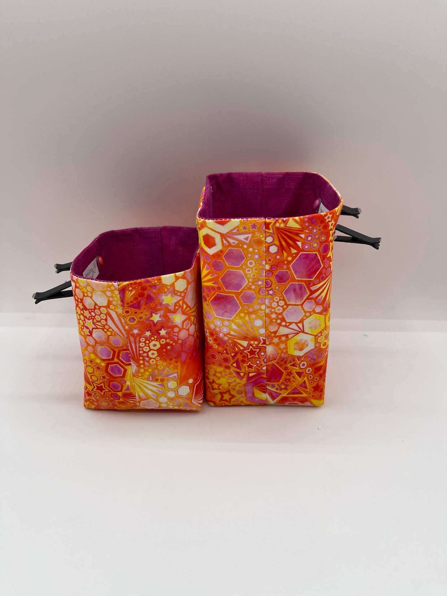 Car Vent Bag - Orange Geometric