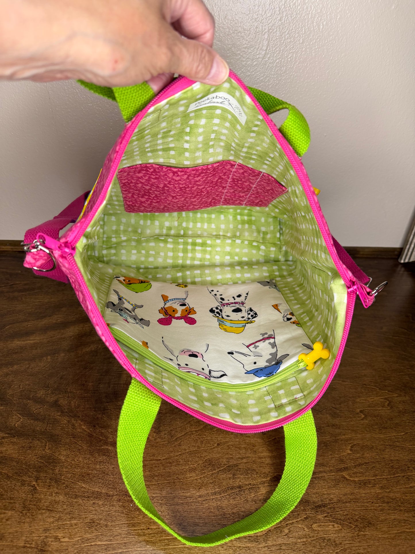 Mary Jane Tote - Dogs with Hats