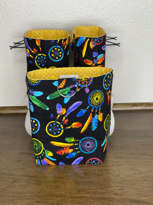 Car Vent Bag - Colorful Feathers