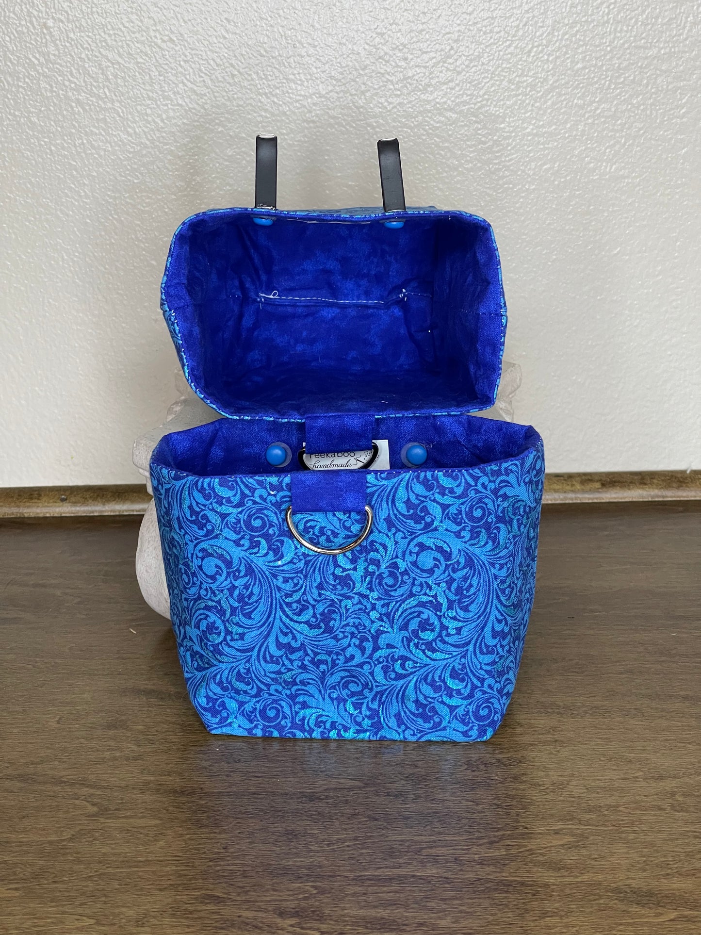 Car Vent Bag - Blue with Metallic Swirls