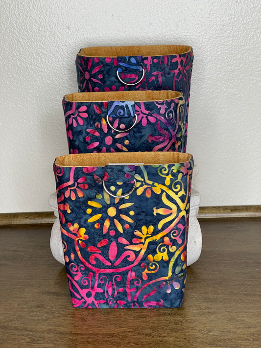 Car Vent Bag - Blue Batik