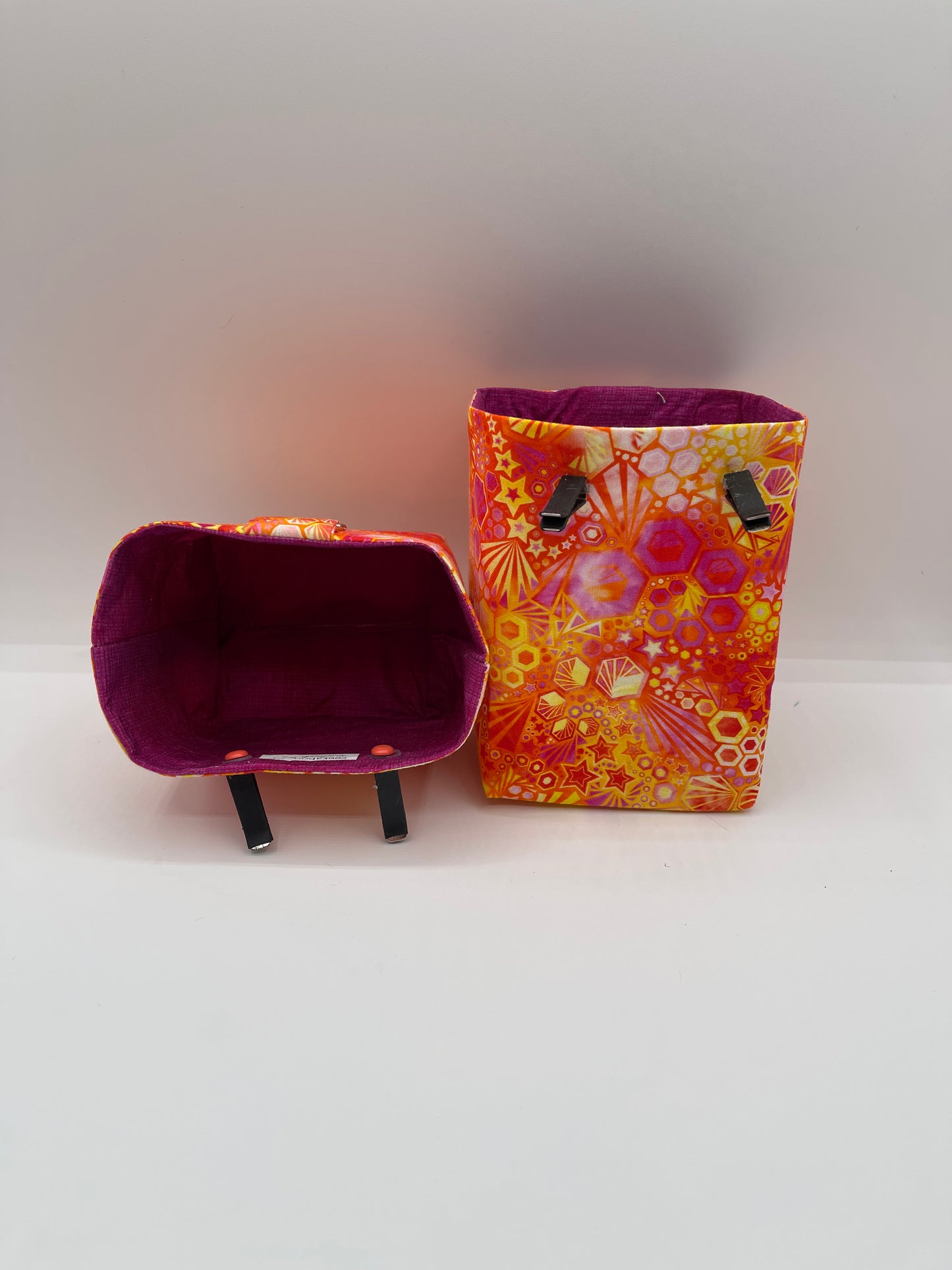 Car Vent Bag - Orange Geometric