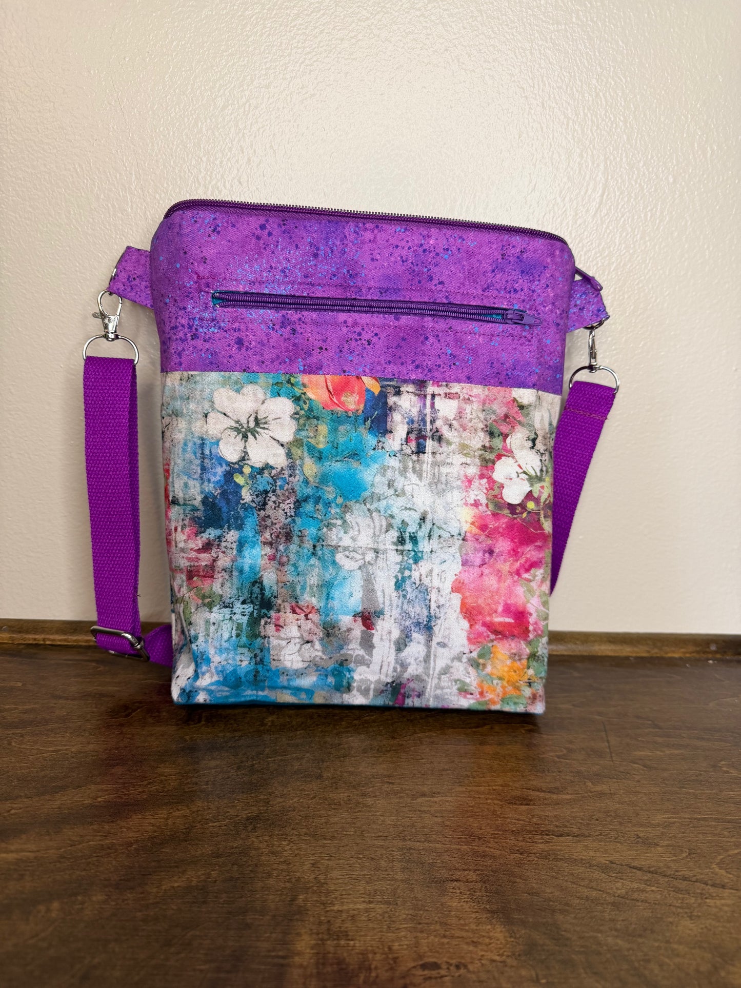Sally Bag - Abstract Teal