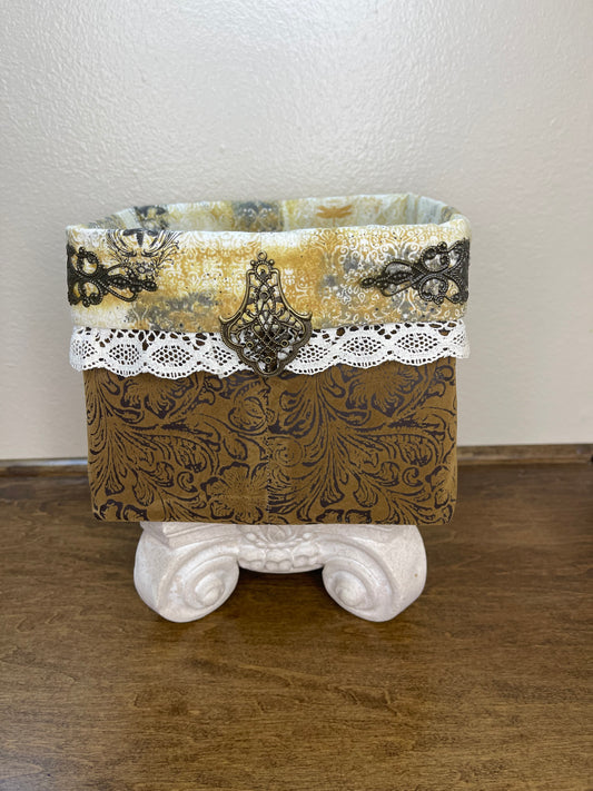 Square Basket - Steampunk