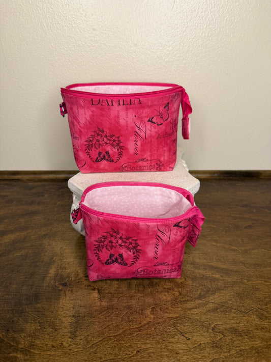 Zipper Bucket Bag - Botanica Rose