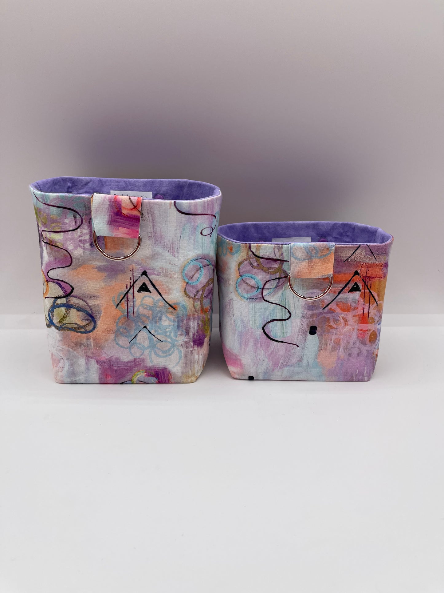 Car Vent Bag - Lavender Abstract