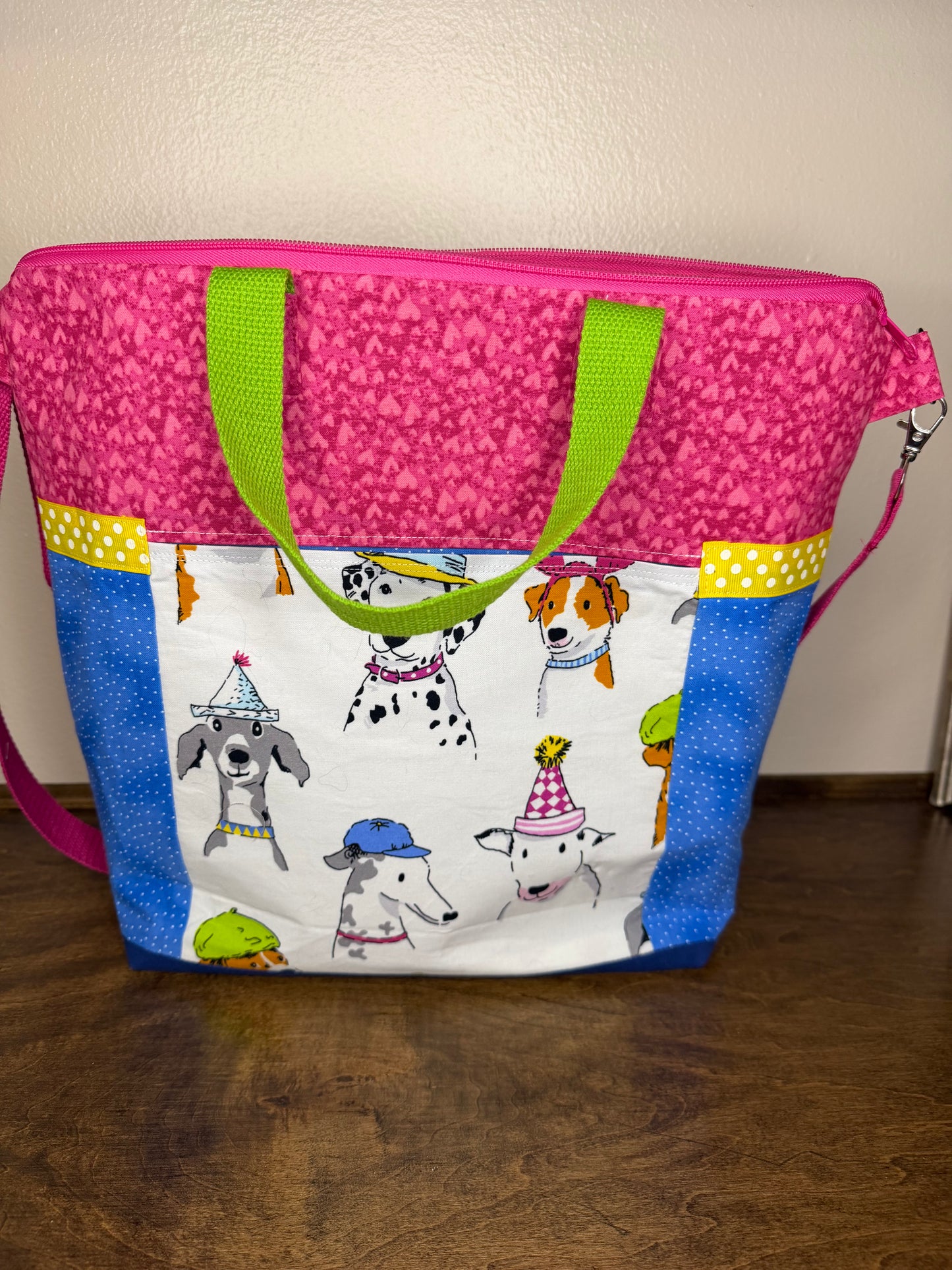 Mary Jane Tote - Dogs with Hats