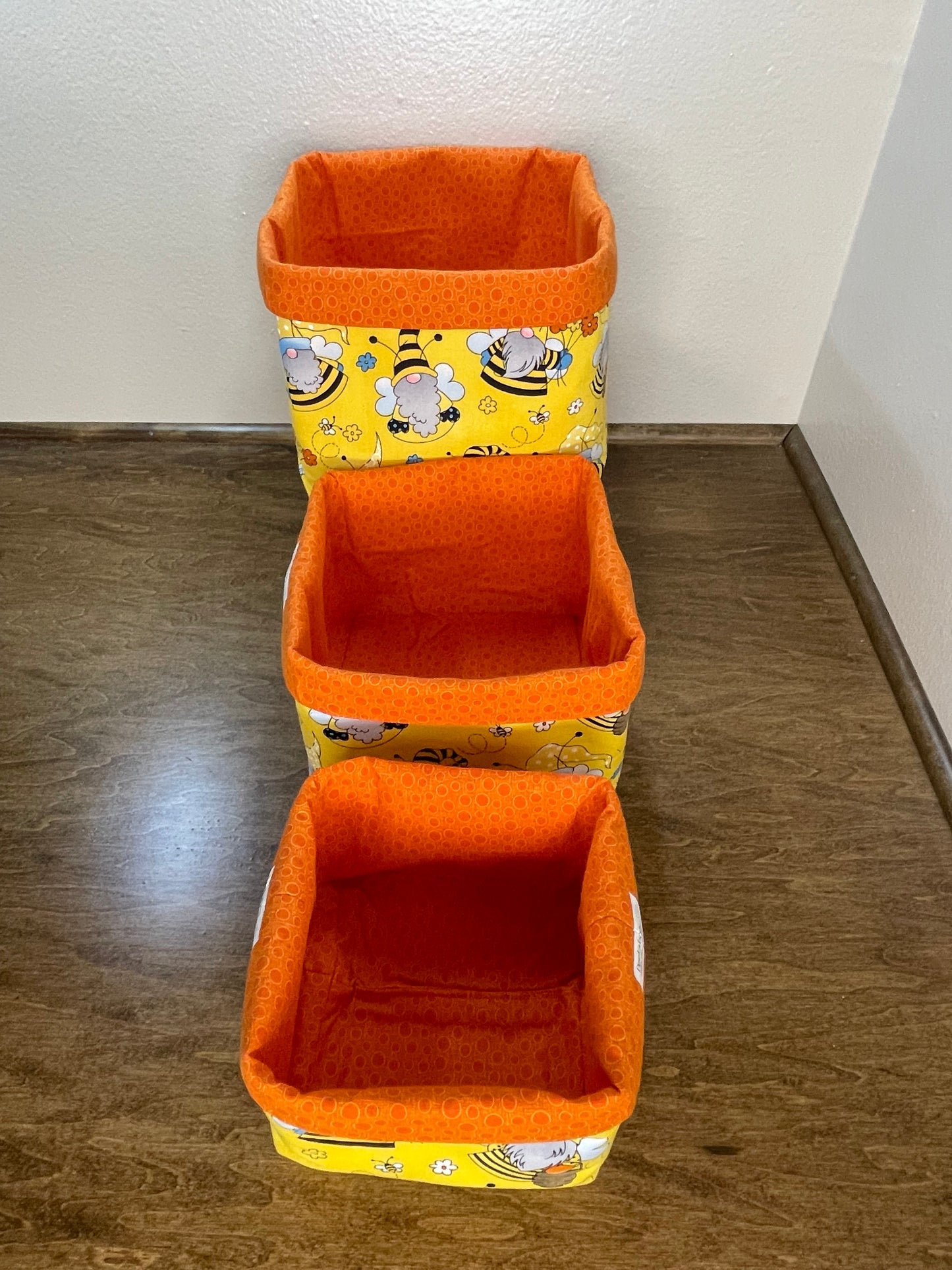 Square Basket - Bumblebee Gnomes