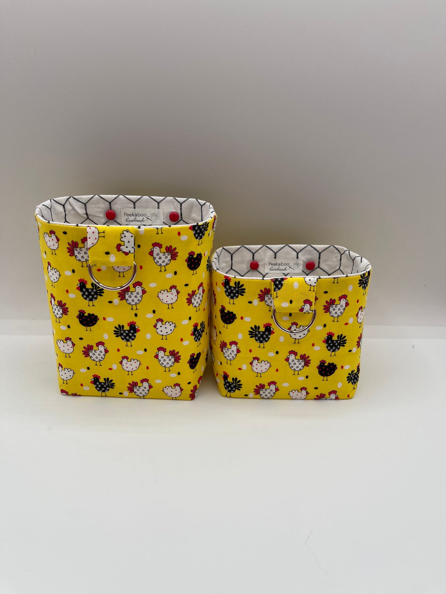 Car Vent Bag - Chickens on Yellow