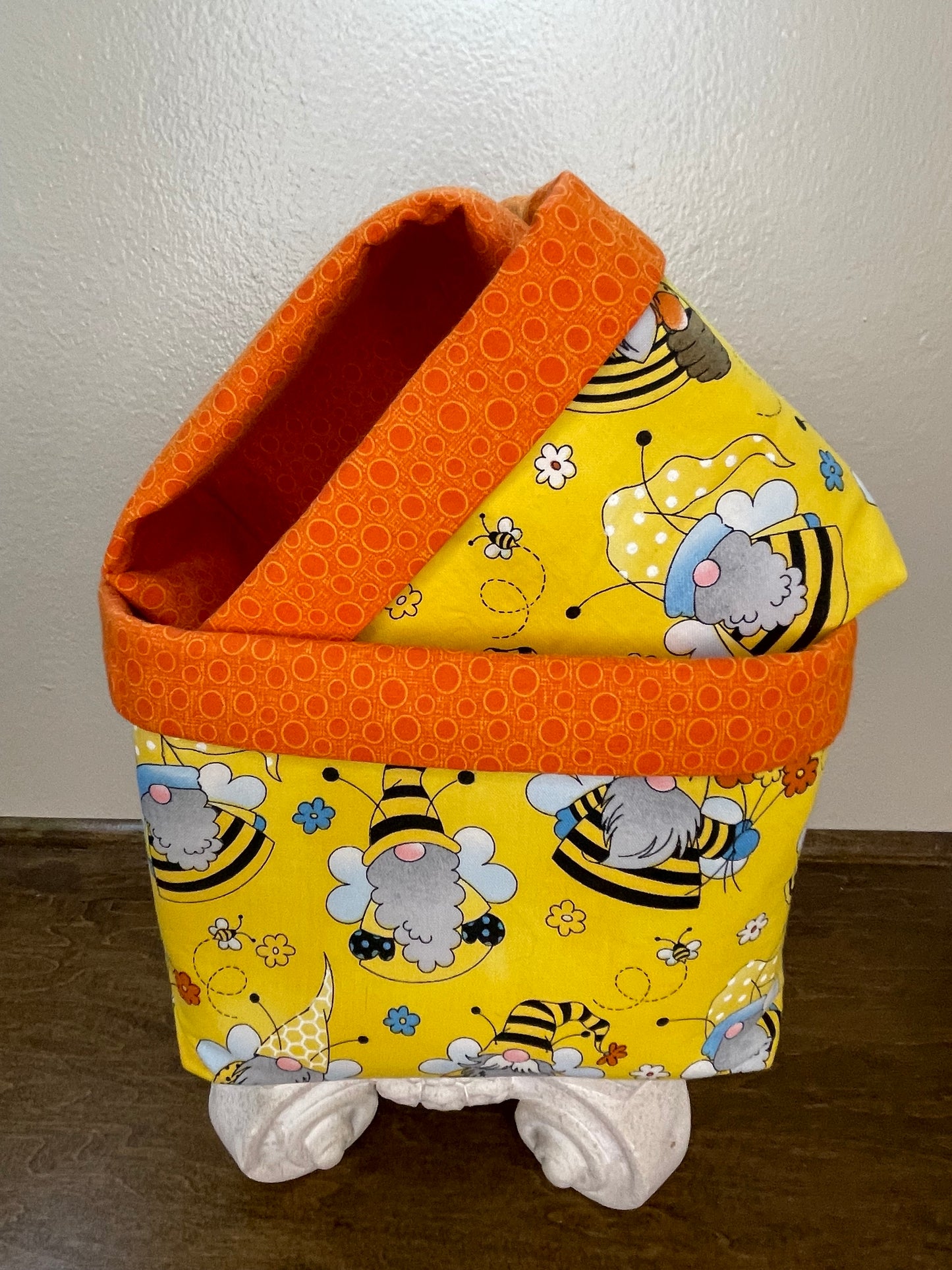 Square Basket - Bumblebee Gnomes